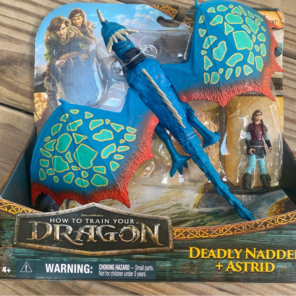 Dreamworks Dragon How to Train Your Dragon Deadly Nadder Astrid Viking (X) NEW